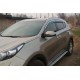 Вітровики з хром молдингом (4 шт, HIC) для Kia Sportage 2015-2021 рр