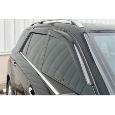 Ветровики на окна (4 шт, HIC) для Mercedes GLE/ML class W166 2011-2018 гг