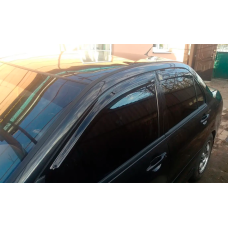 Ветровики SD (4 шт, HIC) для Mitsubishi Lancer 9 2004-2008 гг