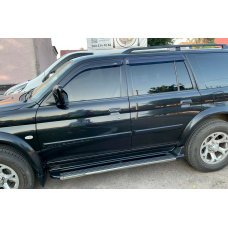 Вітровики (4 шт, HIC) для Mitsubishi Pajero Sport 1996-2007 рр
