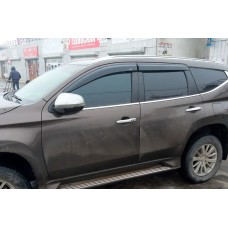 Вітровики (4 шт, HIC) для Mitsubishi Pajero Sport 2015- рр