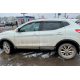 Вітровики з хром молдингом (4 шт, HIC) для Nissan Qashqai 2014-2021 рр