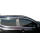 Вітровики з хром молдингом (4 шт, HIC) для Nissan Qashqai 2014-2021 рр
