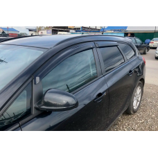 Ветровики HB (4 шт, HIC) для Opel Astra H 2004-2013 гг