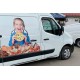 Вітровики вставні (2 шт, HIC) для Renault Master 2011-2023 рр