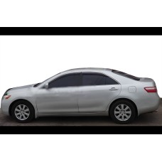 Ветровики с хромированной молдингом (EU, 4 шт, HIC) для Toyota Camry 2006-2011 гг