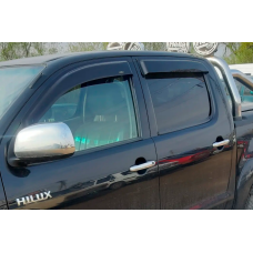 Вітровики (4 шт, HIC) для Toyota Hilux 2006-2015 рр
