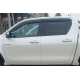 Ветровики на окна (4 шт, HIC) для Toyota Hilux 2015- гг