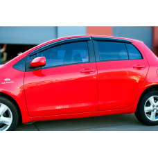 Ветровики HB (4 шт, HIC) для Toyota Yaris 2006-2011 гг
