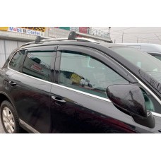 Ветровики на окна (4 шт, HIC) для Volkswagen Touareg 2010-2018 гг