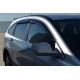 Ветровики с хромированным молдингом (4 шт, HIC) для Honda CRV 2007-2011 гг