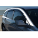 Ветровики с хромированным молдингом (4 шт, HIC) для Honda CRV 2007-2011 гг