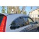 Вітровики з хром молдингом (4 шт, HIC) для Honda CRV 2007-2011 рр
