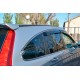 Ветровики с хромированным молдингом (4 шт, HIC) для Honda CRV 2007-2011 гг