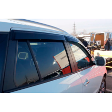 Ветровики на окна (4 шт, HIC) для Hyundai Santa Fe 3 2012-2018 гг