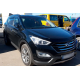 Вітровики з хром молдингом (4 шт, HIC) для Hyundai Santa Fe 3 2012-2018 рр