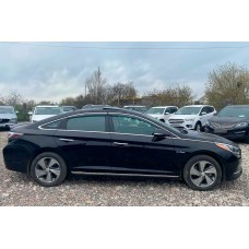 Вітровики з хром молдингом (4 шт, HIC) для Hyundai Sonata LF 2014-2019 рр
