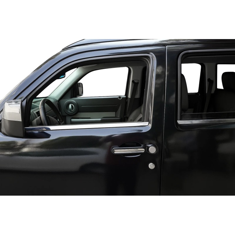 Накладки на ручки (4 шт, нерж) для Jeep Cherokee/Liberty 2007-2013 рр
