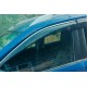 Ветровики с хромированным молдингом (4 шт, HIC) для Nissan X-trail T32/Rogue 2014-2021 гг