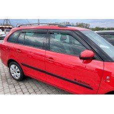 Ветровики SW (4 шт, HIC) для Skoda Fabia 2007-2014 гг