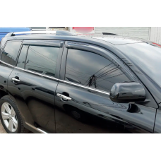 Вітровики (4 шт, HIC) для Toyota Highlander 2008-2013 рр