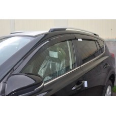 Широкие ветровики (4 шт, HIC) для Toyota Rav 4 2013-2018 гг