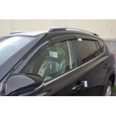 Широкие ветровики (4 шт, HIC) для Toyota Rav 4 2013-2018 гг