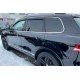 Вітровики з хром молдингом (4 шт, HIC) для Volkswagen Touareg 2010-2018 рр
