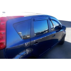 Ветровики на окна (4 шт, HIC) для Nissan Note 2004-2012 гг