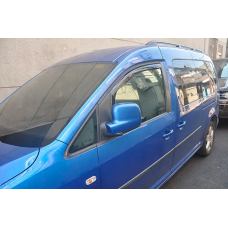 Ветровики вставные (2 шт, HIC) для Peugeot Partner Tepee 2008-2018 гг