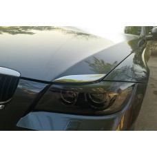 Хром накладки на капот (ресницы выше фар) для BMW 3 серия E-90/91/92/93 2005-2011 гг
