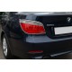 Хромированные накладки на задние фонари (2 шт., пластик) для BMW 5 серия E-60/61 2003-2010 гг