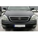 Накладки на фари (2 шт., пласт) для Lexus LS 2001-2006 рр