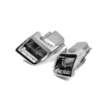 Насадки Autobiography (2 шт, нерж) для Range Rover III L322 2002-2012 рр