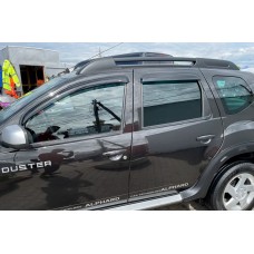 Ветровики на окна (4 шт, HIC) для Dacia Duster 2008-2018 гг