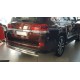 Задній захист AK002-double (2 шт., нерж) для Toyota Land Cruiser 200