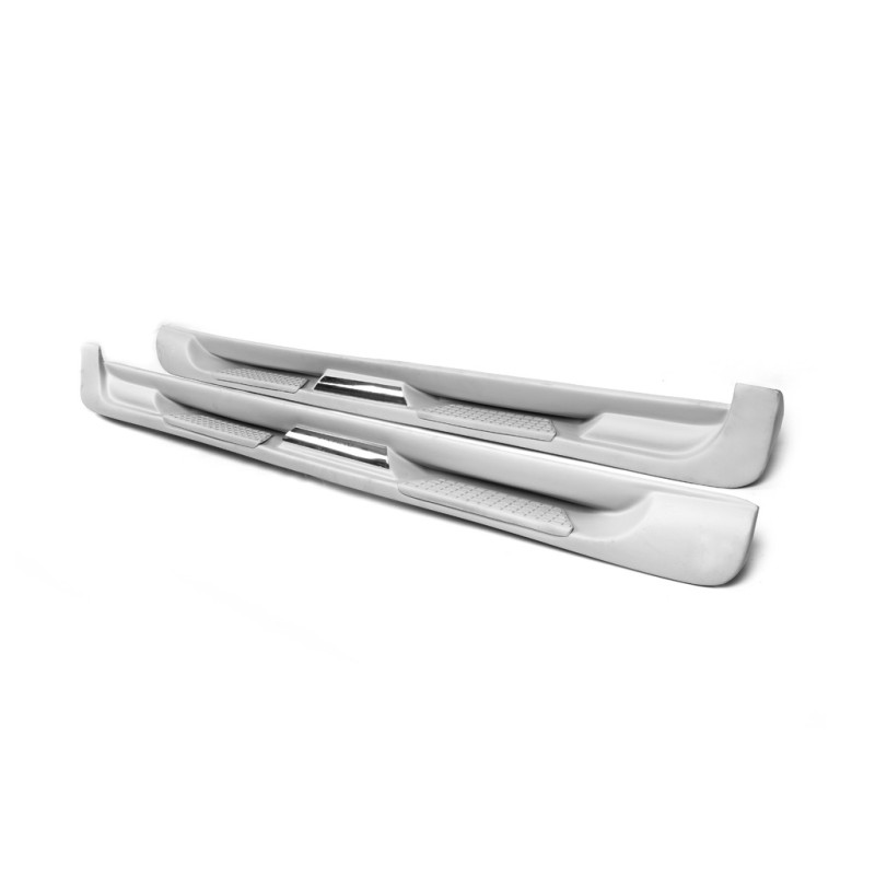 Боковые пороги Sorento тип (под покраску) для Volkswagen Caddy 2004-2010 гг