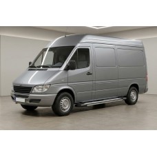 Боковые пороги Rainbow (2 шт., алюминий) Длинная База для Mercedes Sprinter W901/902/903/904/905 1995–2006 гг