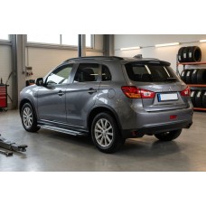 Боковые пороги Rainbow (2 шт., алюминий) для Mitsubishi ASX 2010-2023 гг