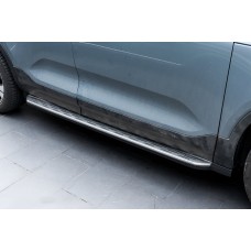 Боковые пороги Оригинал (2 шт) для Volvo XC40 2018- гг