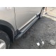 Боковые пороги Rainbow (2 шт., алюм.) Длинная база для Nissan Qashqai 2010-2014 гг