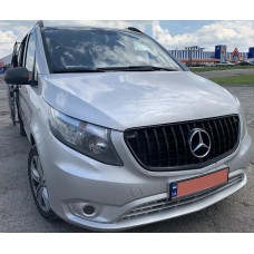 Передня решітка GT Panamericana Black (2014-2023 для Vito W447) для Mercedes Vito / V-class W447 2014- рр