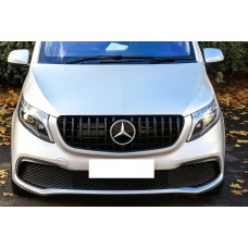 Передня решітка GT Panamericana Black (2014-2019 для V-class) для Mercedes Vito / V-class W447 2014- рр