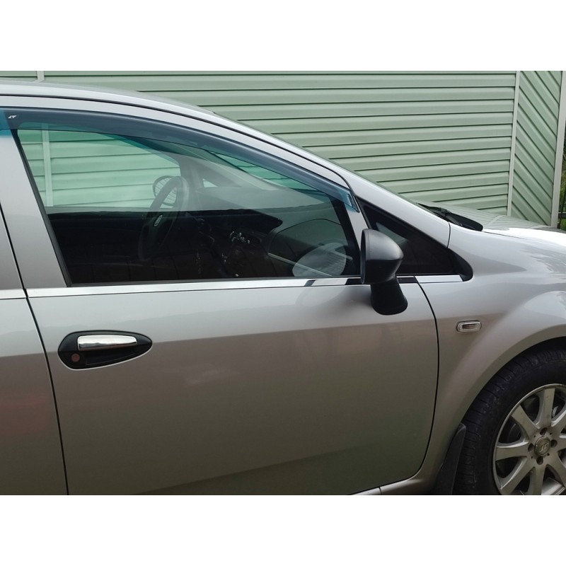 Накладки на ручки (4 шт, нерж) Carmos - Турецька сталь для Fiat Linea 2006-2018 рр