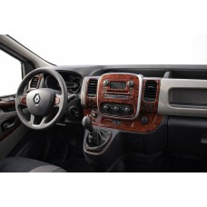 Накладка на торпеду Карбон для Nissan NV300/Primastar 2016- рр