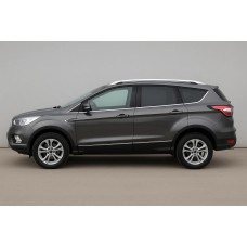 Нижні молдинги стекол OmsaLine (10 шт, нерж) для Ford Kuga/Escape 2013-2019 рр