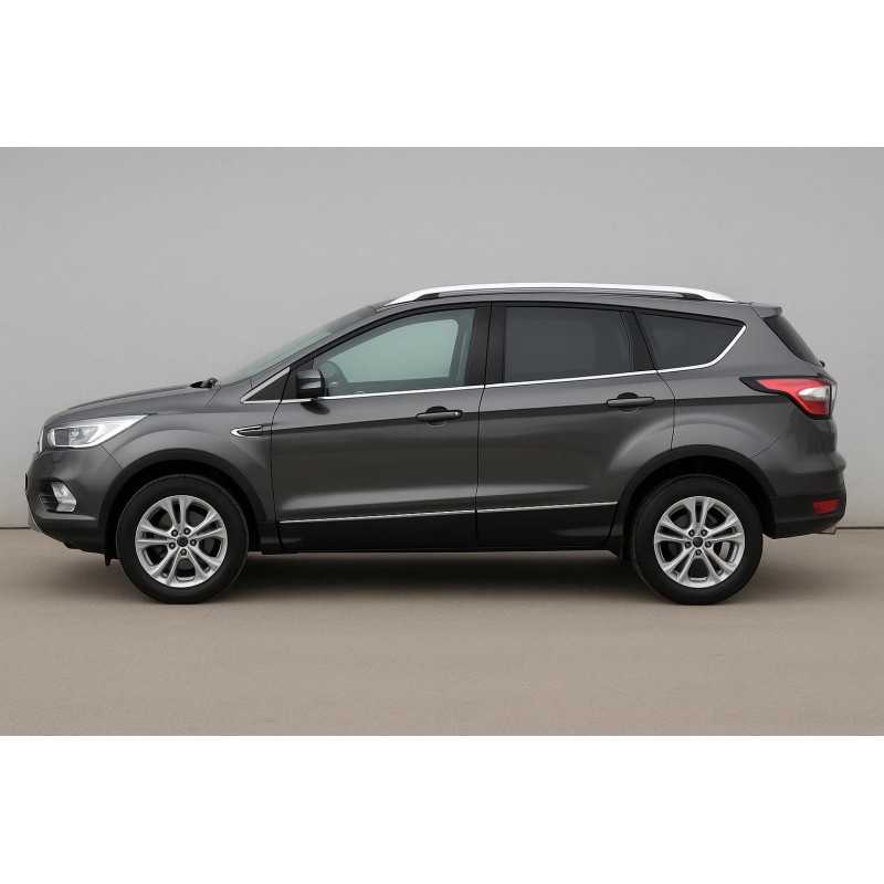 Нижние молдинги стекол OmsaLine (10 шт, нержавейка) для Ford Kuga/Escape 2013-2019 гг Нижние молдинги стекол OmsaLine (10 шт, нержавейка) для Ford Kuga/Escape 2013-2019 гг