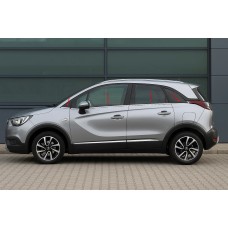 Нижні молдинги стекол (8 шт., нерж.) Carmos - Турецька сталь для Opel Crossland X 2017-2024 рр