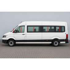 Нижні молдинги скла довга база (10 шт, нерж.) для Volkswagen Crafter 2016- рр