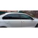Нижні молдинги вікон (6 шт, нерж.) OmsaLine - Чорний хром для Volkswagen Jetta 2011-2018 рр
